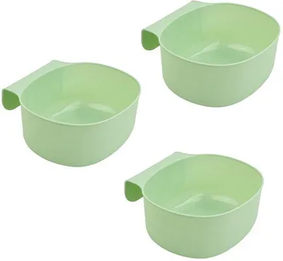 Obrázok produktu pre Sada Unyqoos® pozostávajúca z 3 závesných úložných nádob z PP (21 x 18 x 9 cm) – úsporné riešenie pre kuchyňu a prebaľovací pult, ideálne ako odpadové koše a úložné nádoby