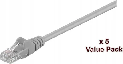 Produktbild von Microconnect V-UTP515VP, 15 m, Cat5e, U/UTP (UTP), RJ-45, RJ-45, Grau