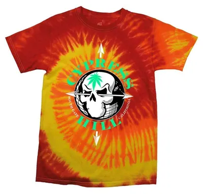 Produktbild von Cypress Hill T-Shirt Herren Vintage Skull multicolor S