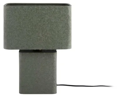 Produktbild von Leitmotiv - Tischleuchte Boaz Recto - Dschungelgrün - 24x14x33cm Tischlampe - Nachttischlampe, Wohnzimmer, Schlafzimmer