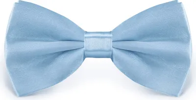 Produktbild von Fliege Hellblau Größe verstellbar aus Polyester einfarbig uni schmale 12 cm