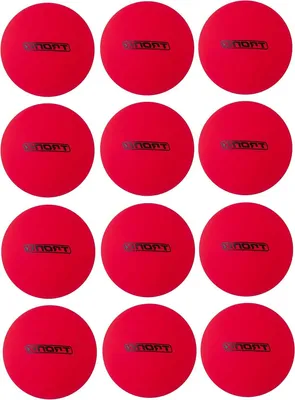 Productafbeelding van Street Hockey Ballen - Roller Hockey Ballen - Sport Spelen - Minimale Bounce - 12 Stuks - Roze