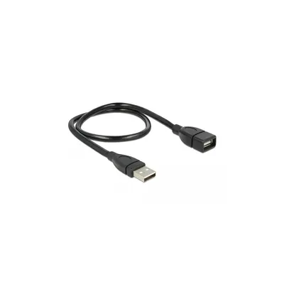 Productafbeelding van Delock 83499 USB Verl. Delock A -> A St/Bu 0.50m ShapeCable sw