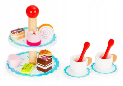 Obrázek produktu pro Sada dřevěných dortových pozlátek Ecotoys