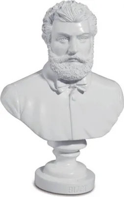 Produktbild von Kleine weiße Büste Georges Bizet
