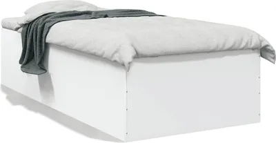 Obrázek produktu pro vidaXL Postel White 100x200 cm Dřevěný materiál
