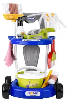 Image de Kit de nettoyage pour enfants, poussette, aspirateur interactif, accessoires