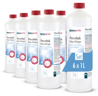 Produktbild von 6x 1 L MICROACTIV® Photovoltaikanlagen Reiniger