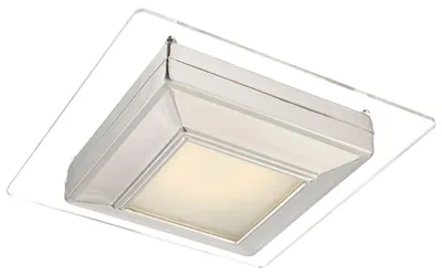 Produktbild von LED Deckenlampe, Chrom, verspiegelt, quadratisch, satiniert