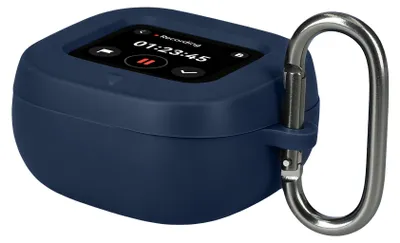 Produktbild von kwmobile Schutzhülle für Anker Soundcore Liberty 5 Pro Max Hülle - TPU Silikon Case für Kopfhörer Ladecase - stoßfestes Cover mit Karabiner -