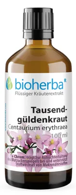 Produktbild von Bioherba Tausendgüldenkraut Centaurium erythraea Tropfen Tinktur 100 ml