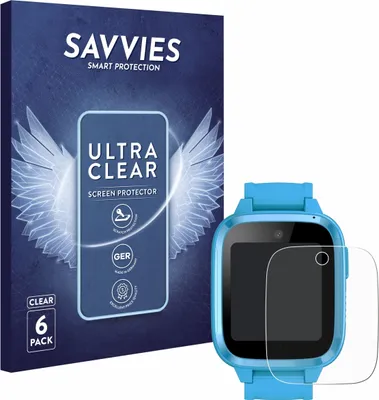 Produktbild von 6x Für Xplora Kidzi Watch Schutzfolie Savvies Displayschutz Display Schutz Folie Klar Transparent