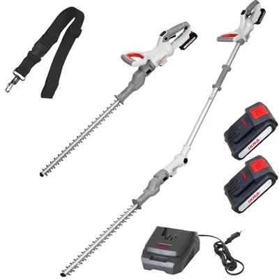 2-in-1 Akku-Teleskop-Heckenschere, 50 cm, 2x 20 V, 2,0 Ah