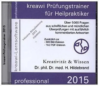 Produktbild von kreawi Prüfungstrainer Heilpraktiker für Psychotherapie 2015