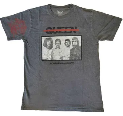 Produktbild von Queen Bo Rhap Photo (Wash Collection & Sleeve Print) Black XL T-Shirt