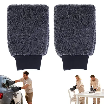 Productafbeelding van Microvezel autowashandschoen, krasvrije autoverzorging