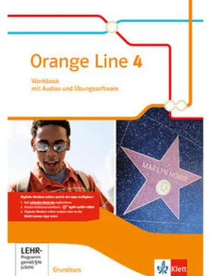 Produktbild von Orange Line 4. Workbook mit Audios und Übungssoftware. Grundkurs. Klasse 8. Ausgabe 2014