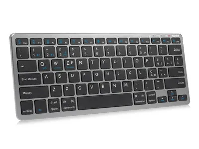 Obrázek produktu pro Hamlet XKK400CWB-IT, Mini, Bezdrátový, RF bezdrátové + Bluetooth, QWERTY, Černá