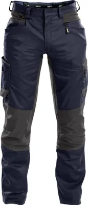 A pair of work pants on a white background.