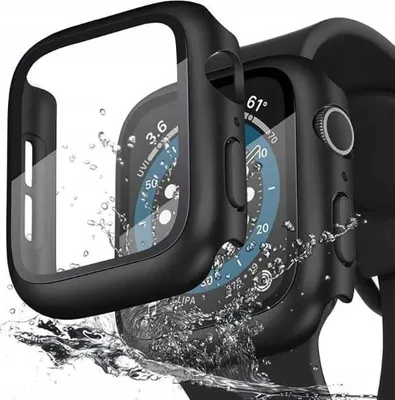 Produktbild von Gehäuseglas für Apple Watch 4/5/6/7/SE 44 mm, 2-in-1, robust