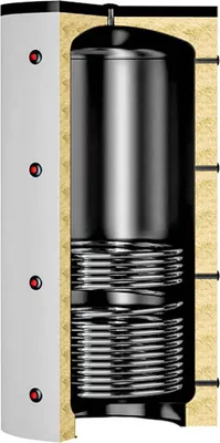 Produktbild von Laddotank Pufferspeicher mit einem WT, 1000L, 100mm Vliesdämmung