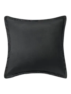 Zdjęcie produktu dla Poduszka Soft Velvet Czarna 40x40 cm - Spod Igły i Nitki, Gładka, Zamek Błyskawiczny