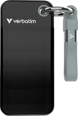 Immagine prodotto di Verbatim Pocket SSD, 256 GB, USB di tipo C, 3.2 Gen 2 (3.1 Gen 2), 1000 MB/s, 10 Gbit/s, nero, grigio