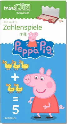 Produktbild von miniLÜK. Kindergarten/Vorschule Zahlenspiele mit Peppa Pig
