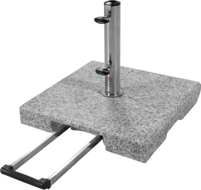 Produktbild von Doppler Granitsockel Trolley Granit-Schirmständer 40 kg mit Rollen und Griff