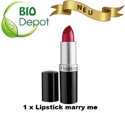 Produktbild von benecos Natural Beauty Lipstick marry me Bio 4,5g