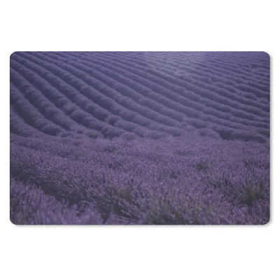 Produktbild von MuchoWow® Mauspad Mousepad Blühendes Lavendelfeld auf sanften Hügeln 27x18 cm - Mousepads - Maus Mat - Pad - Mausunterlage - Büroartikel - Desk Matten