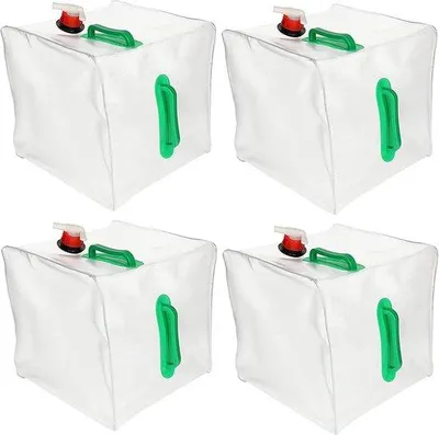 Produktbild von Famanu Wasserkanister 20 Liter - Faltbar mit Auslaufhahn