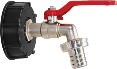 Produktbild von IBC Tankadapter S60X6 3/4 Zoll Hahn für Wasserspeichertank