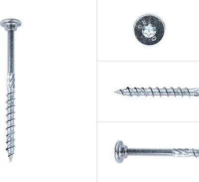 Obrázok produktu pre Pozinkovaná skrutka do dreva 6 x 140 Torx 30 - balenie 100 kusov
