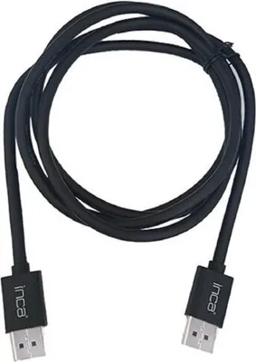 Produktbild von Inca 2 Meter DisplayPort Kabel: 4K HD Auflösung mit 60 Hz, 7.1 bis 5.1 Audio-Passthrough und sicherer Verschlussmechanismus