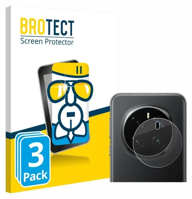 A product packaging for screen protectors, showing a cartoon character and a close-up of the product on a phone.