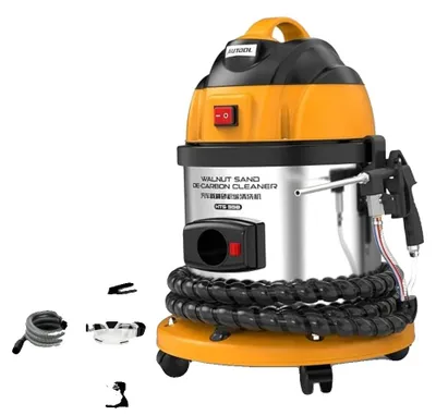 Imagen del producto de Máquina de limpieza de carbón, con una potencia de 1200W, voltaje de 220V, adecuada para válvulas de aspiración, presión de la bomba de aire de 0,7 MPa, y eficiente eliminación de carbón