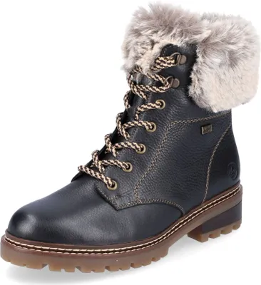 Produktbild von Remonte Schnürstiefel - Schwarz Glattleder : 39 : Normal Größe: 39 Weite: Normal