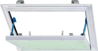 Produktbild von Revisionsklappe Alumatic luft- und staubdicht mit Gipskartoneinlage GKBI 2 x 12,5 mm 800 mm x 800 mm