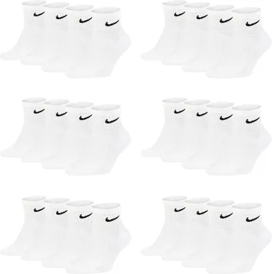 Produktbild von 12 Paar NIKE Trainingssocken Quarter Everyday Cushioned Ankle Socks