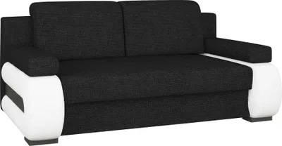 Obrázek produktu pro nabbi Rozkládací pohovka Limia - černá/bílá