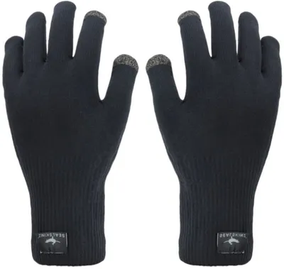 Obrázok produktu pre Sealskinz Waterproof All Weather Ultra Grip Knitted Glove Black XL Cyklistické rukavice