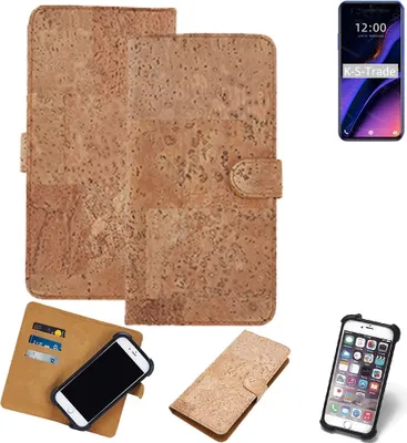Produktbild von K-S-Trade Hülle kompatibel mit Doogee X95  Kork Handyhülle Cover  Schutzhülle TPU Case Bumper in Hellbraun, (1x)