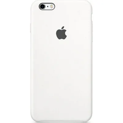 Produktbild von Apple Silikon-Case kompatibel mit iPhone 6(s) Plus - Weiß