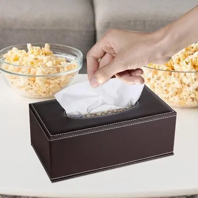 Zdjęcie produktu dla Pojemnik na chusteczki higieniczne, idealny do domu i biura