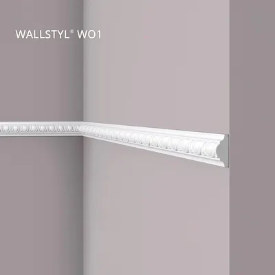 Produktbild von NMC WO1 WALLSTYL Wand- und Friesleiste Zierleiste Stuckleiste 2 m