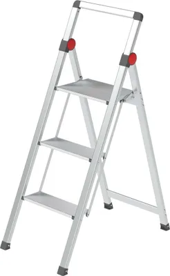 Image de Tabouret 3 marches en aluminium Gierre Mini Slimpstep, charge maximale 150 kg