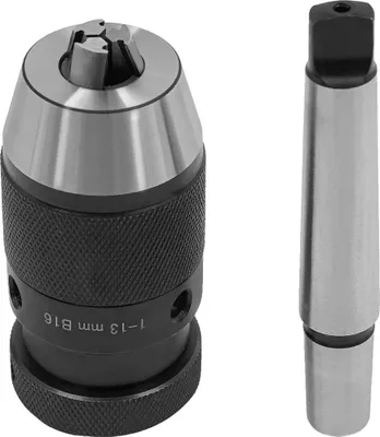 Produktbild von Bohrfutter, MT2-B16 Kompatibilität, langlebige Stahlkonstruktion, schwarz
