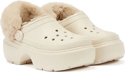 Produktbild von Crocs Stomp Gefütterte Clog Damen Beige Sandalen