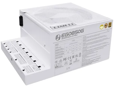 Produktbild von Lian Li EG0850G, 850 W, 100 - 240 V, 50/60 Hz, 10 - 5 A, Aktiv, 120 W